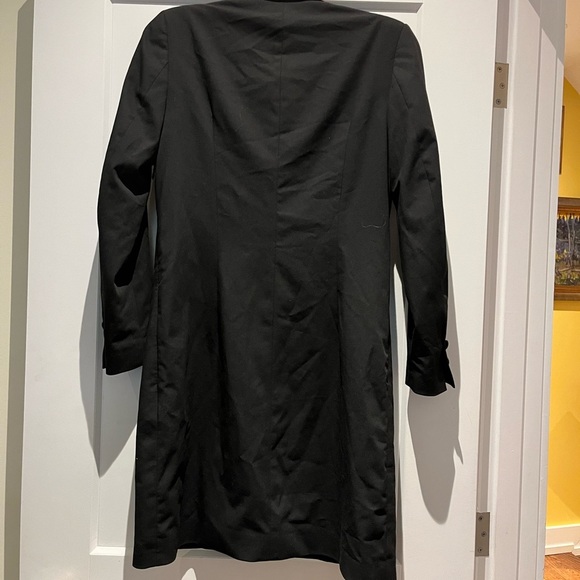 The Kooples Leather Trimmed Tuxedo Dress - Picture 9 of 12